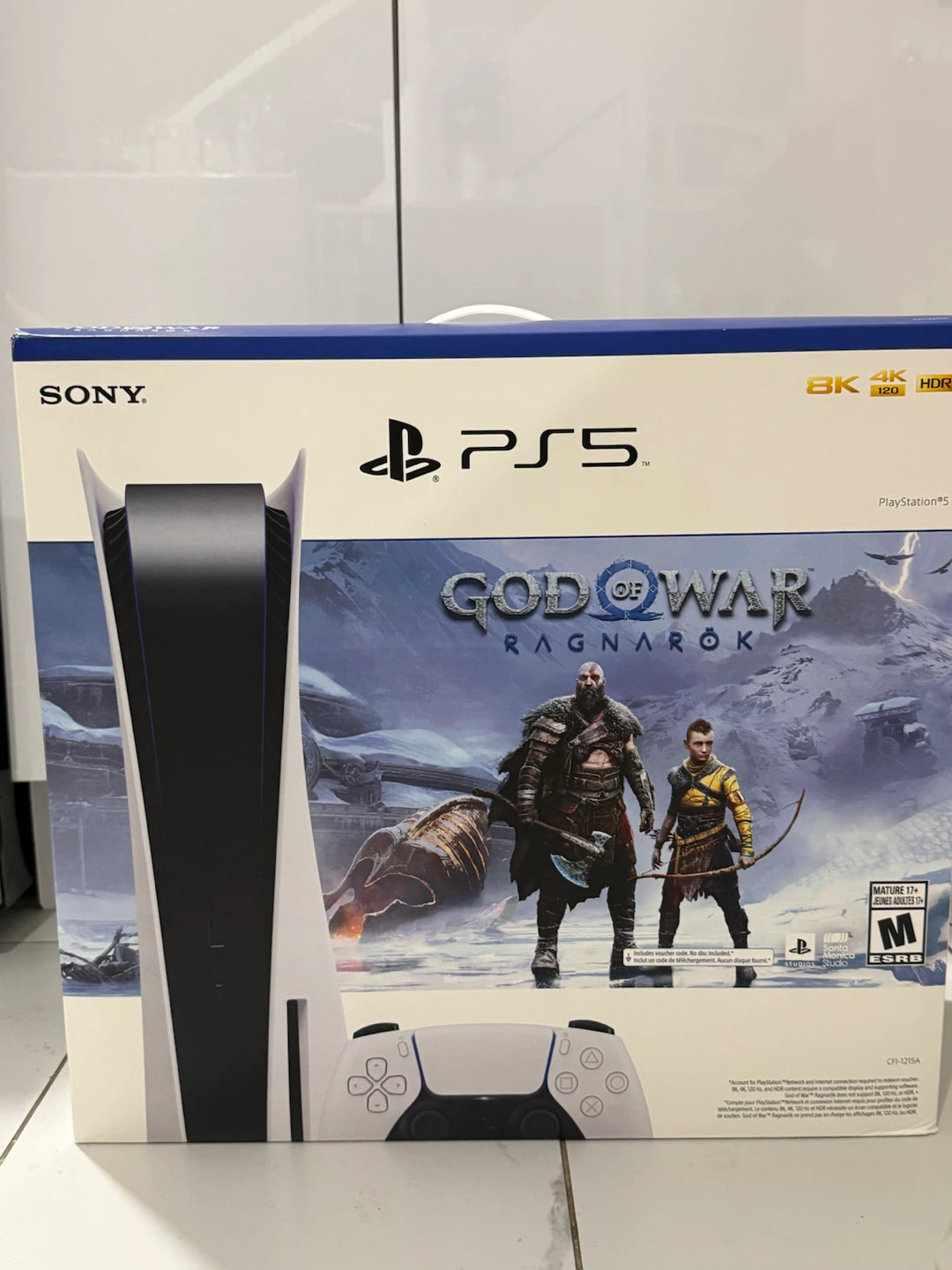 Sony PlayStation 5 with 2 controllers