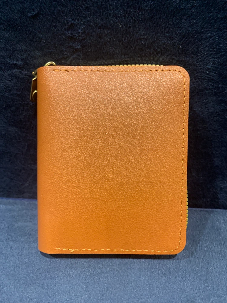 Light Brown Accordion Card Holder