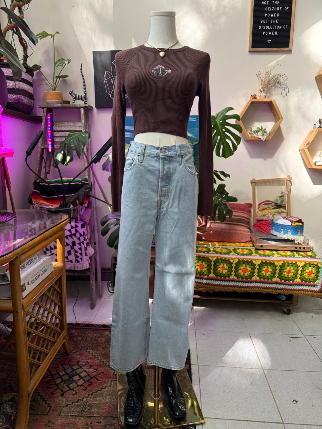 Levi's Ribcage Straight Ankle Denim
