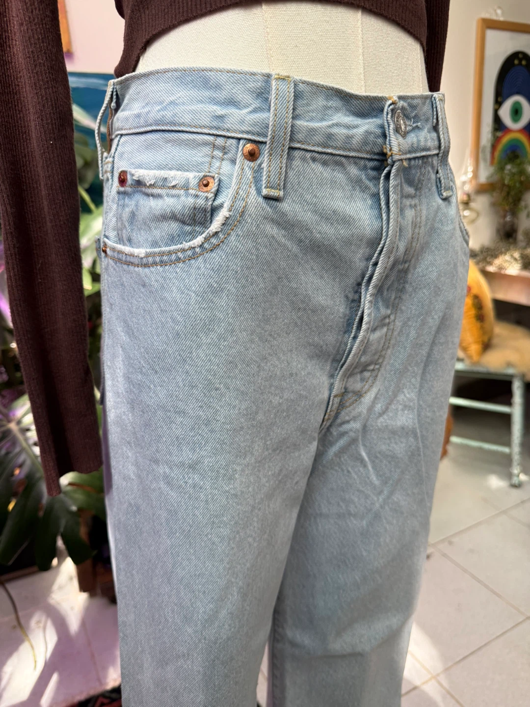 Levi's Ribcage Straight Ankle Denim - photo 2