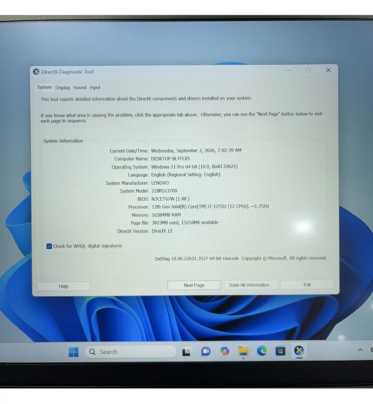 Lenovo ThinkPad T14s Intel i7 Laptop - photo 3