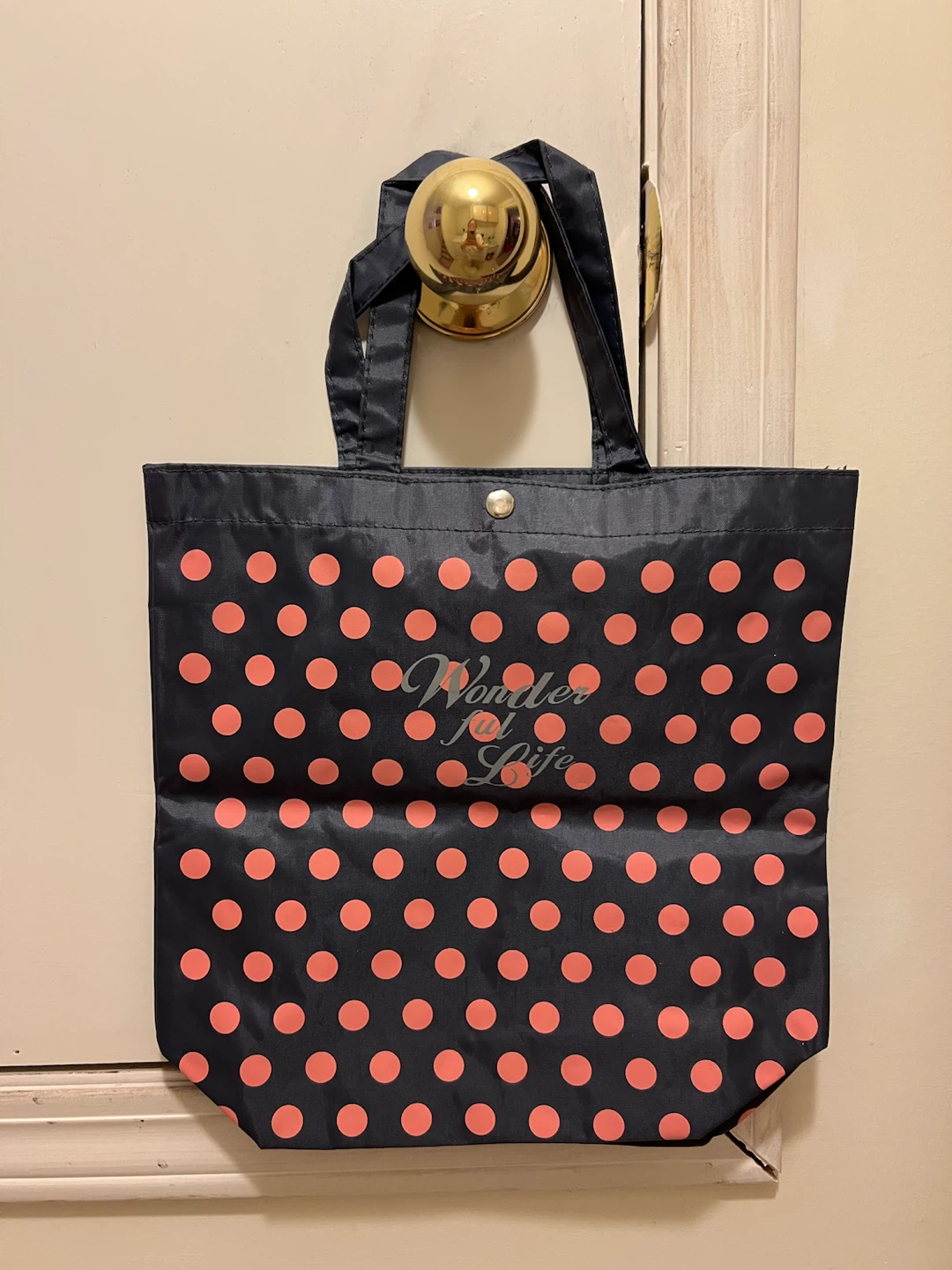 Polka Dot Tote Bag