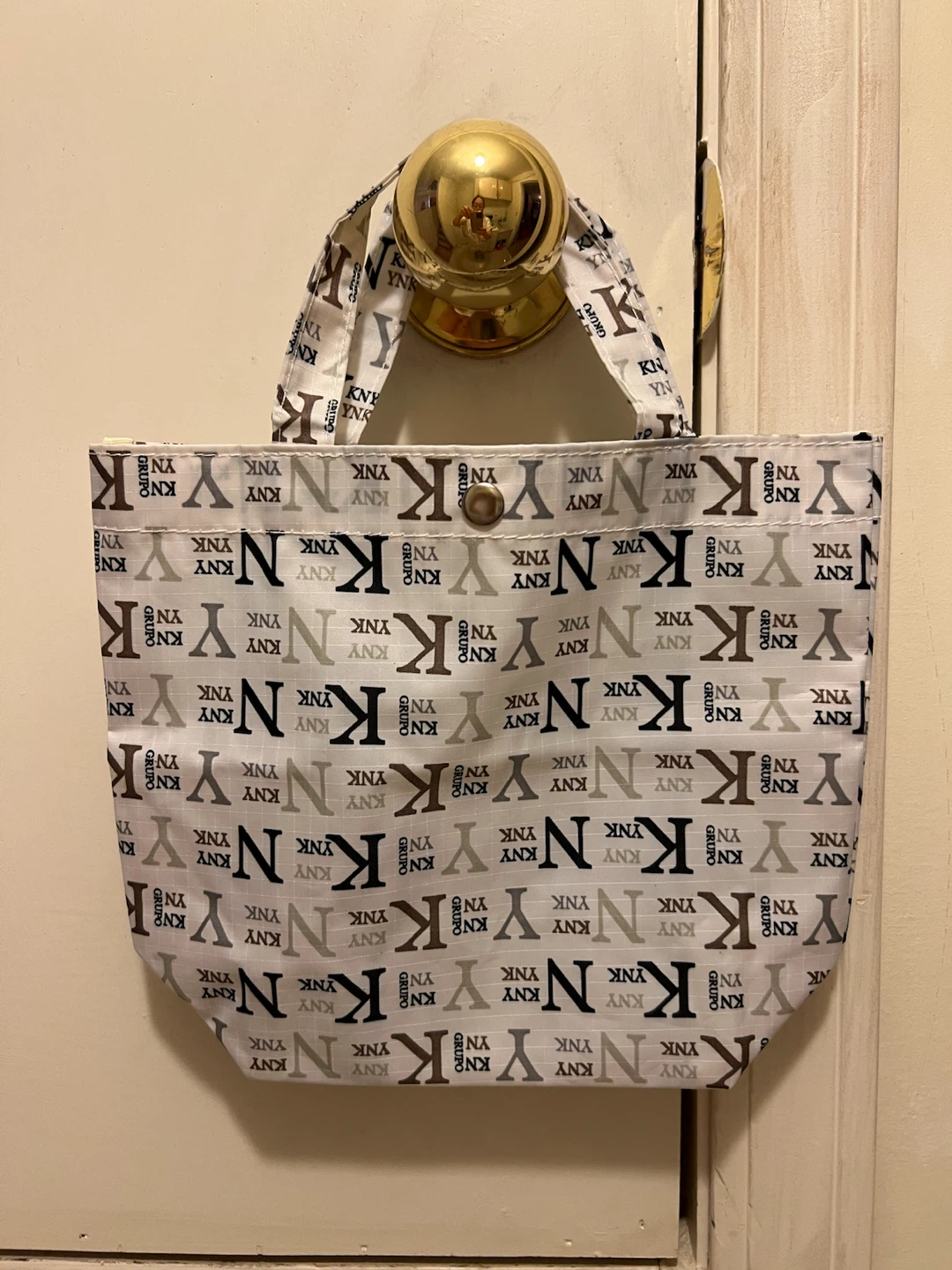 KNY YNK patterned tote bag