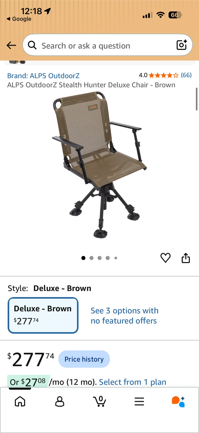 ALPS OutdoorZ Stealth Hunter Deluxe Chair - photo 2