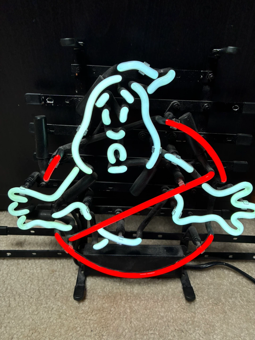 Ghostbusters Glass Neon Sign Movie Memorabilia Ghost Halloween