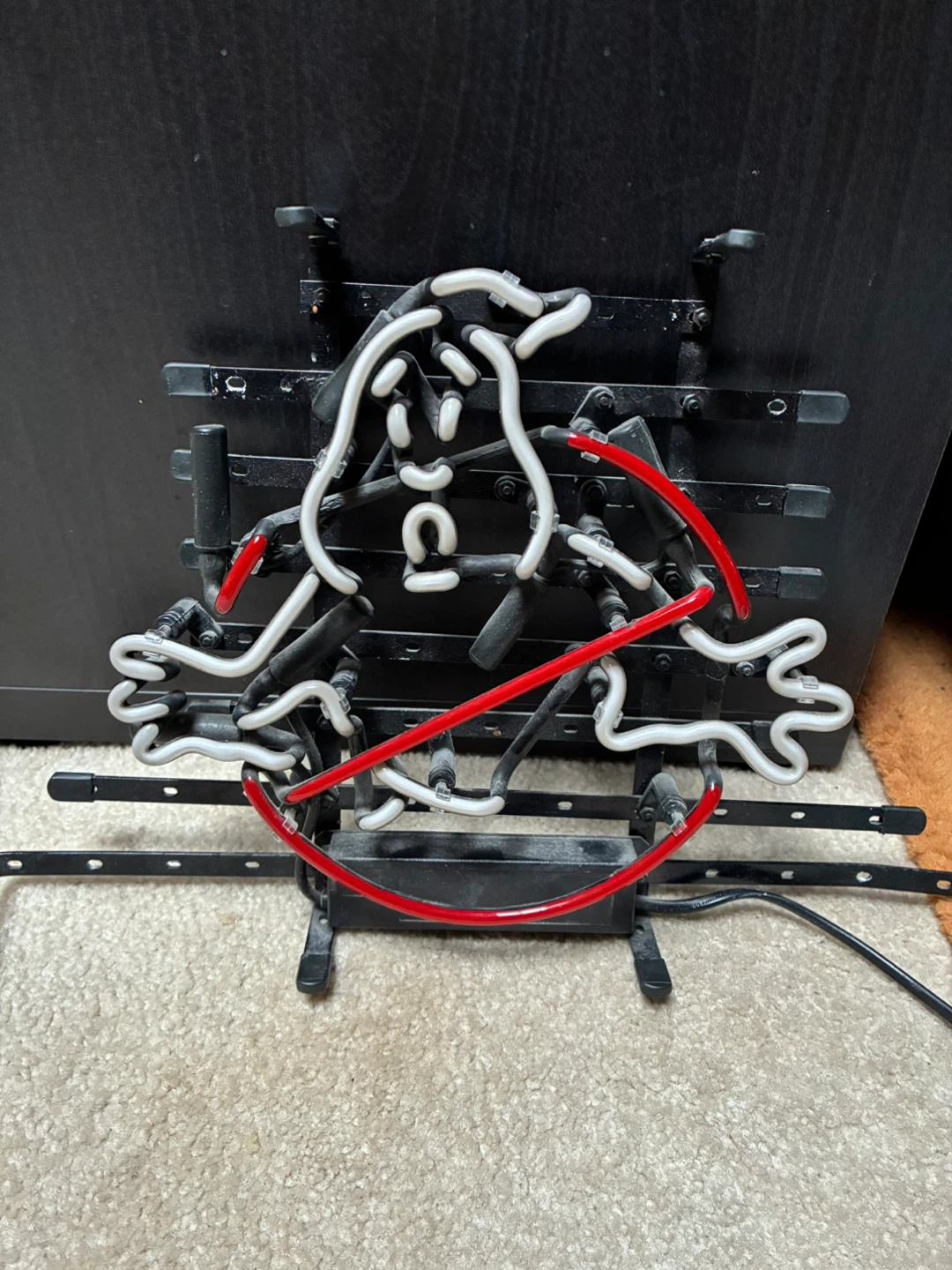 Ghostbusters Glass Neon Sign Movie Memorabilia Ghost Halloween - photo 2