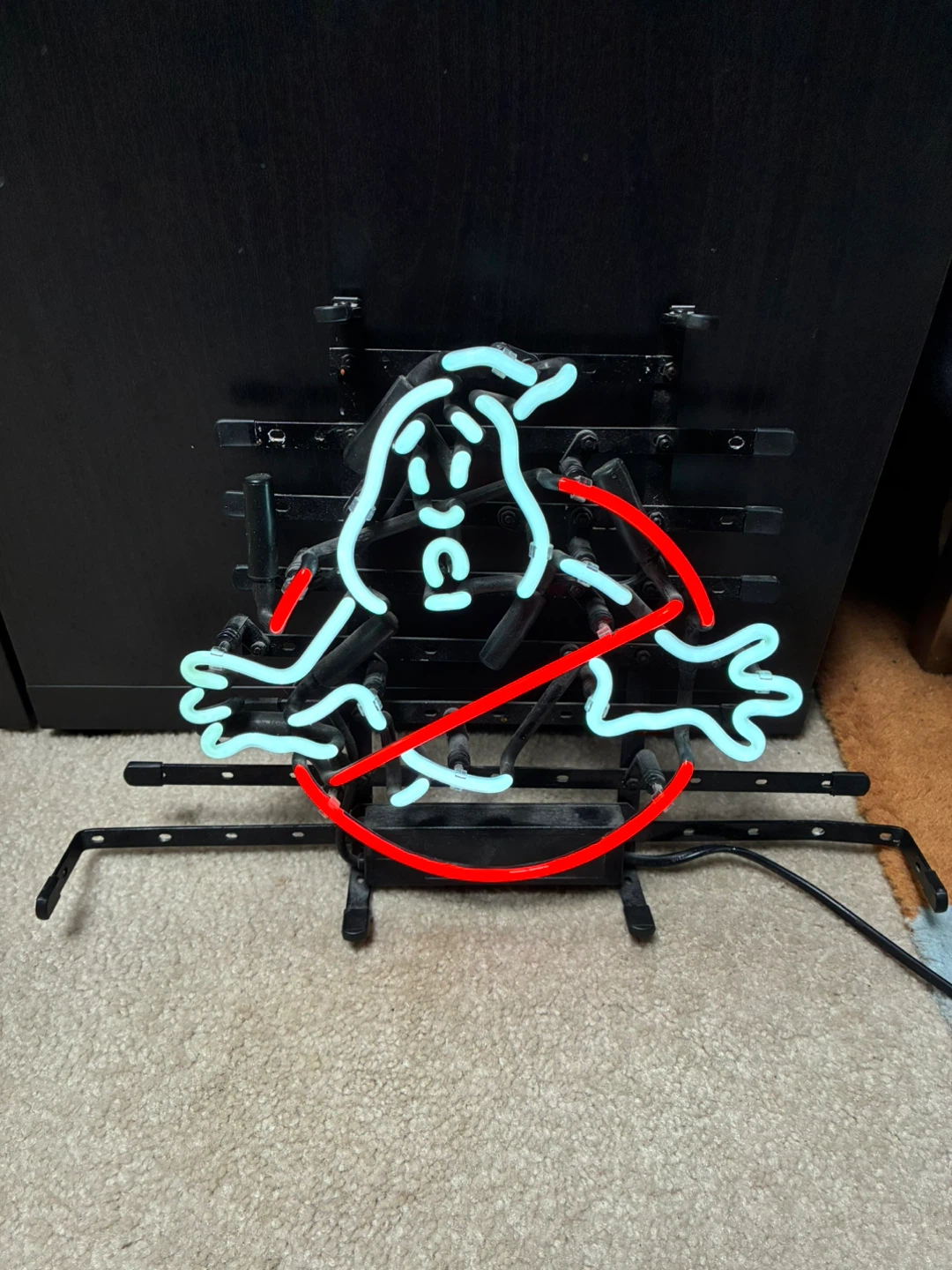 Ghostbusters Glass Neon Sign Movie Memorabilia Ghost Halloween - photo 3