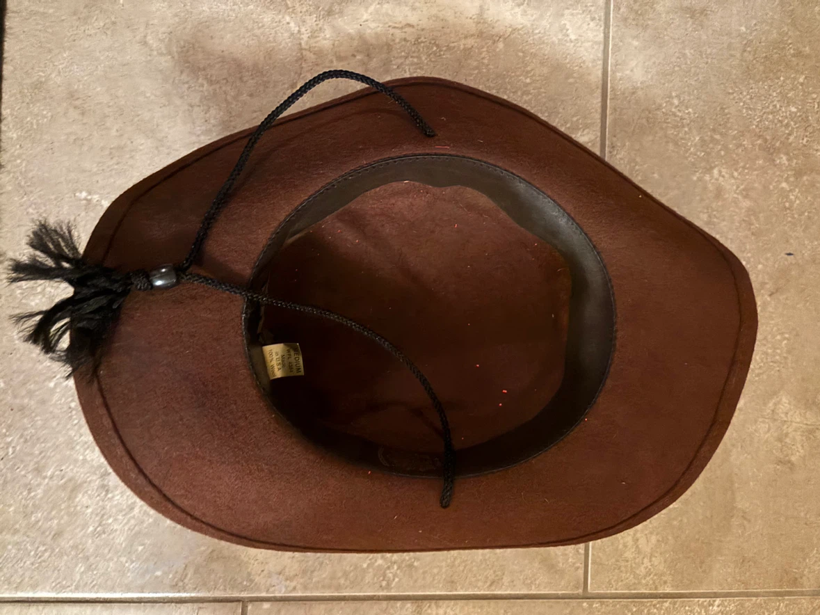Brown Wool Western Hat