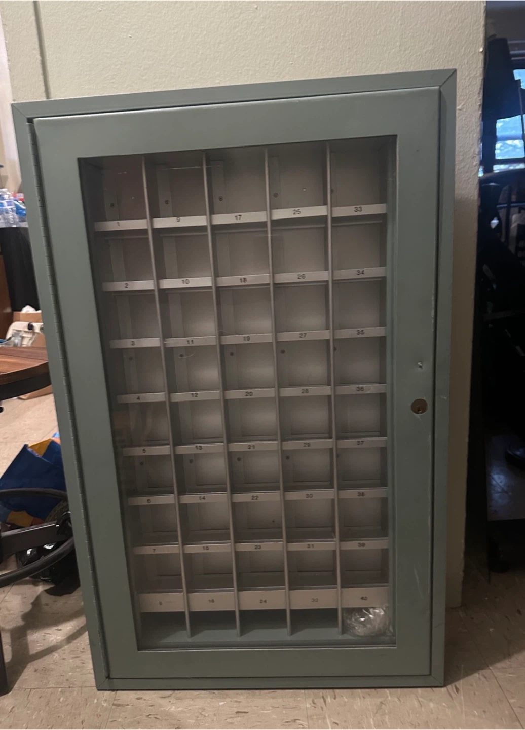 40 Slot Metal Wall-Mount Key Keeper Box - photo 2