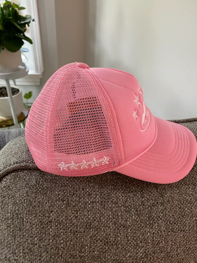 💗 Corteiz Pink 5 Starz Trucker Hat - photo 2