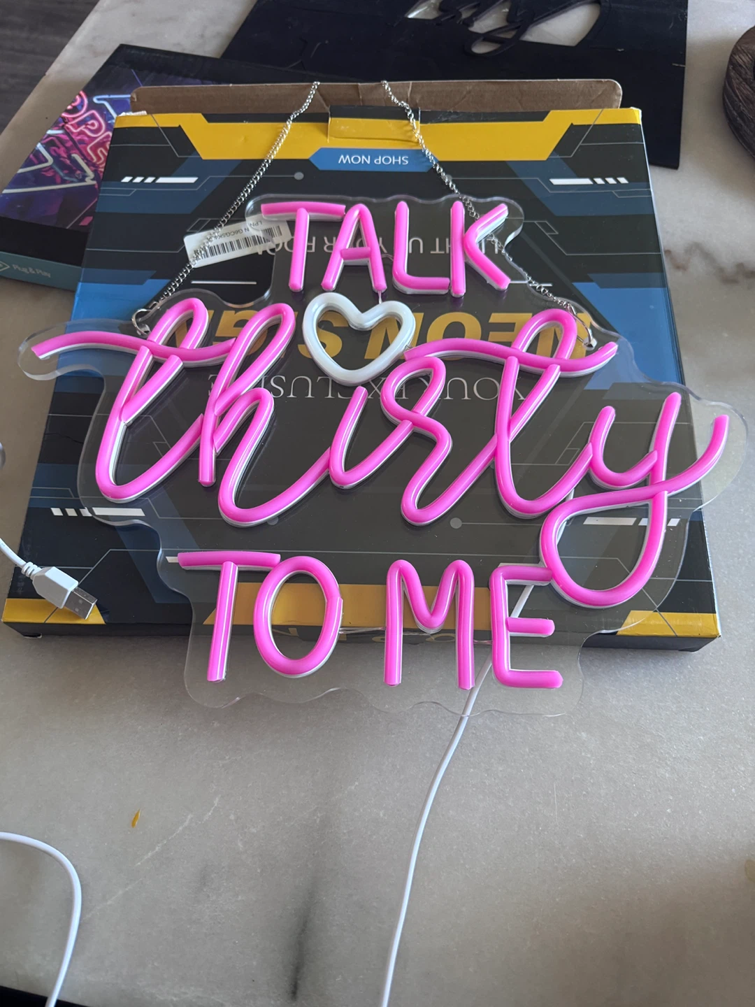 Talk Thirty To Me Neon LED Sign - photo 2