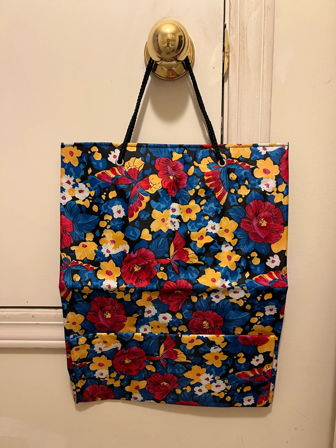 Floral Print Reusable Tote Bag - photo 2