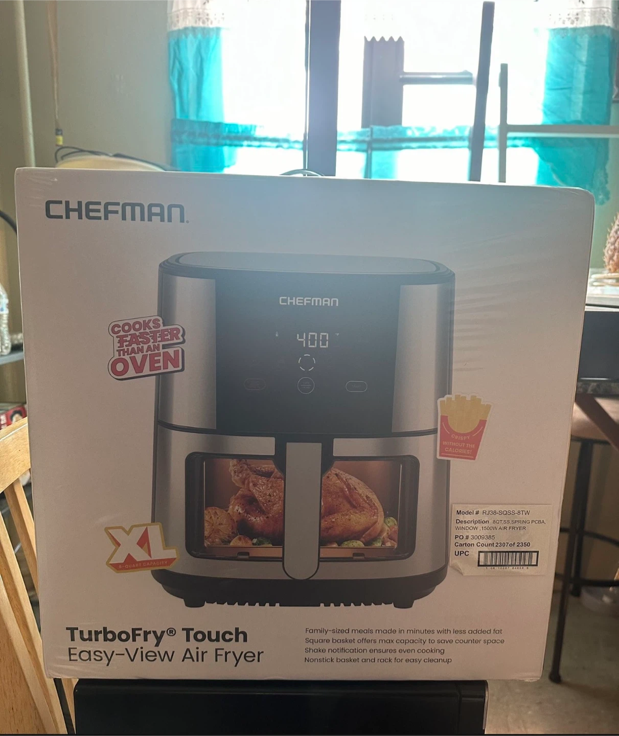 Chefman TurboFry Touch Easy-View Air Fryer 8-Quart - photo 2