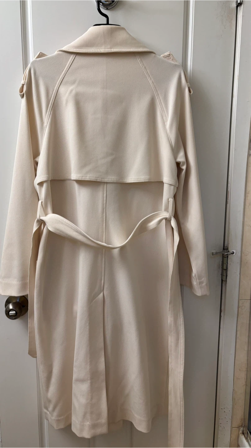 H&M Cream Trench Coat