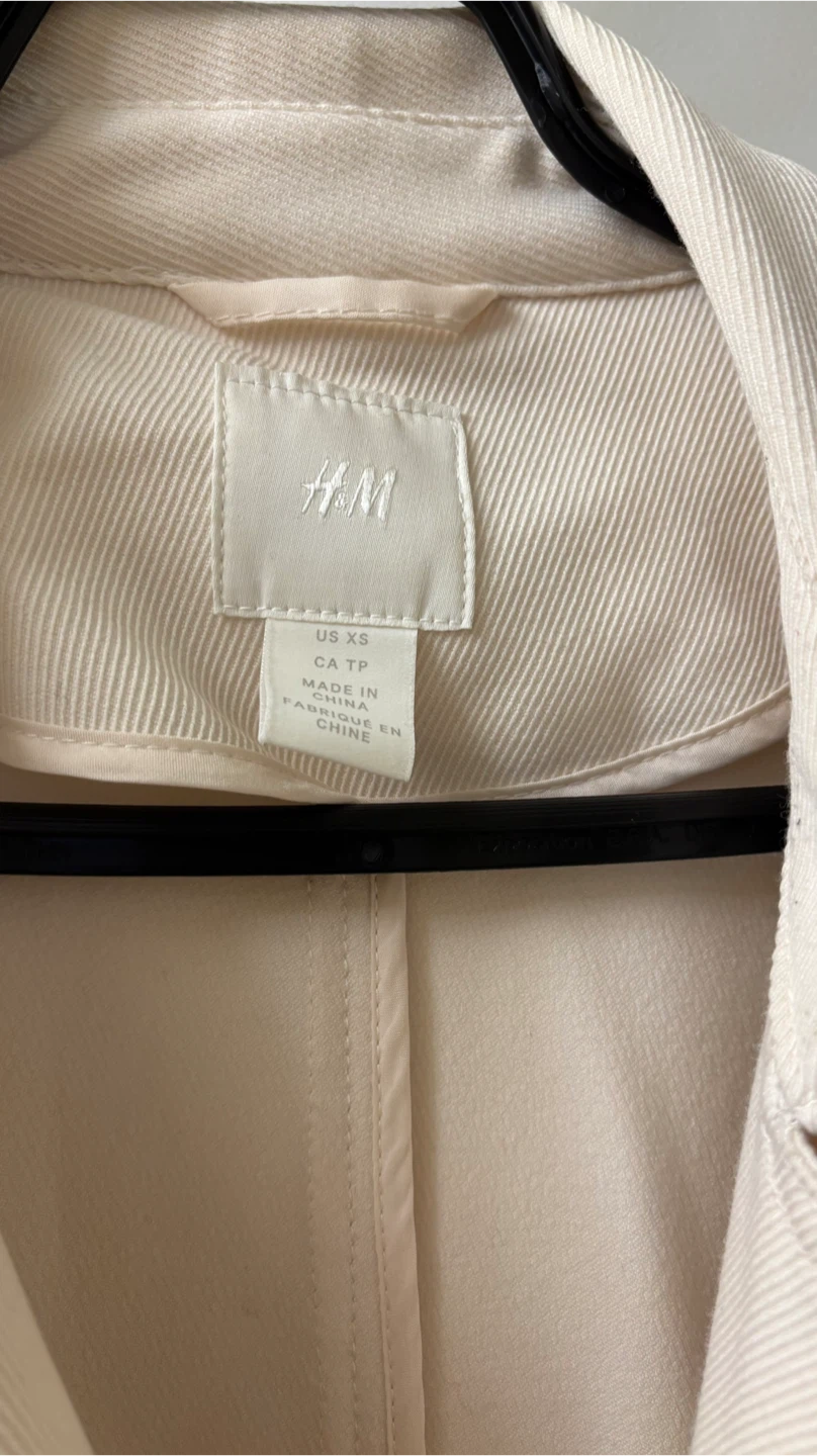 H&M Cream Trench Coat - photo 5