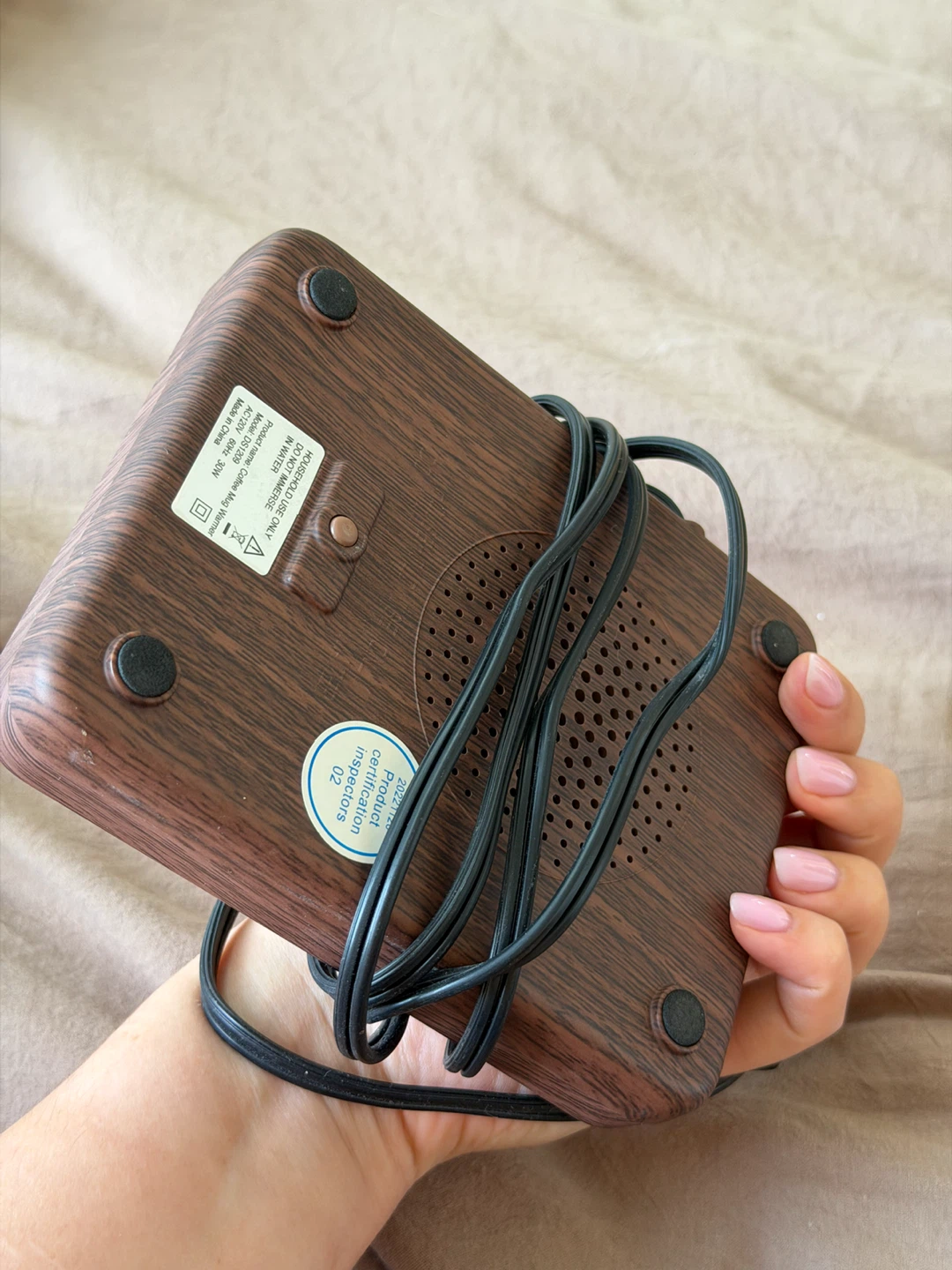 Wood Grain Coffee Mug Warmer - photo 2