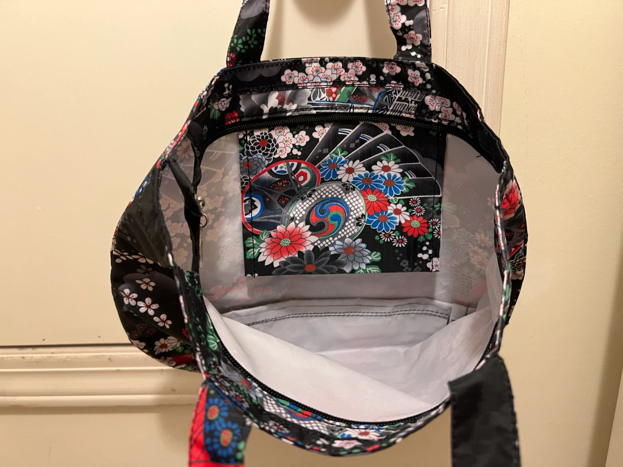 Floral Print Tote Bag - photo 3