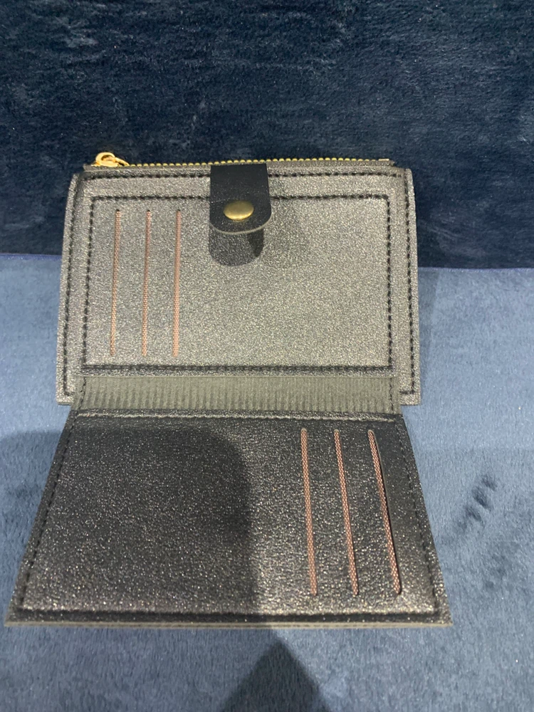 Black Minimalist Bifold Wallet - photo 2