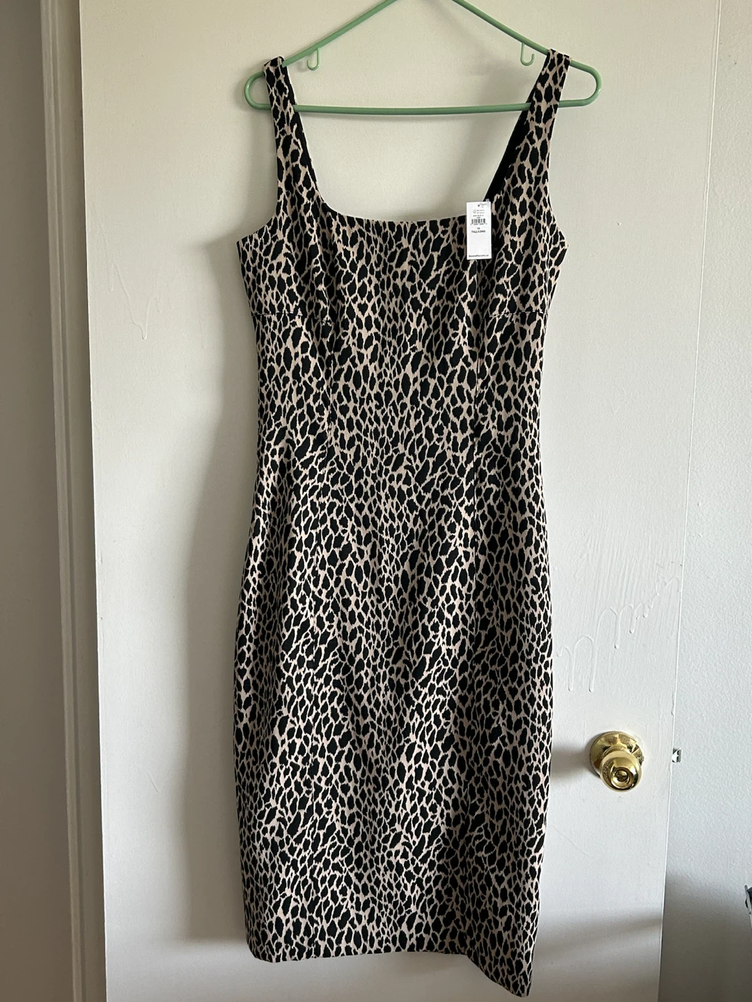 Banana Republic Leopard Print Dress Size 10 Tall