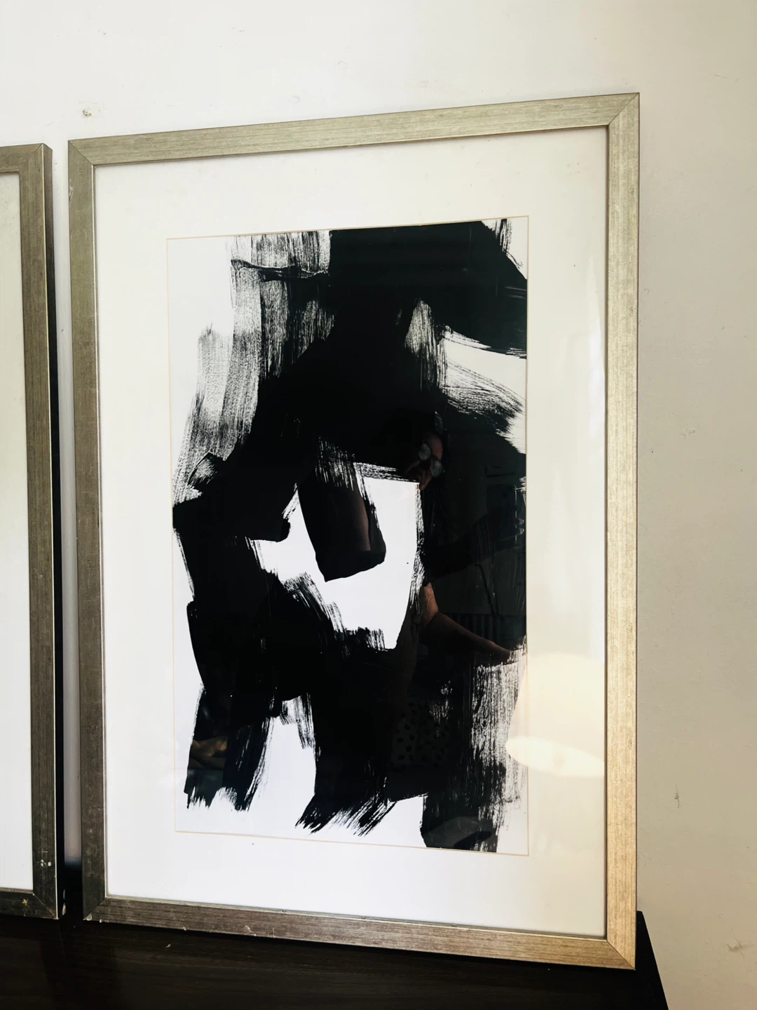 Set of Two Framed Abstract Art Paintings - photo 5