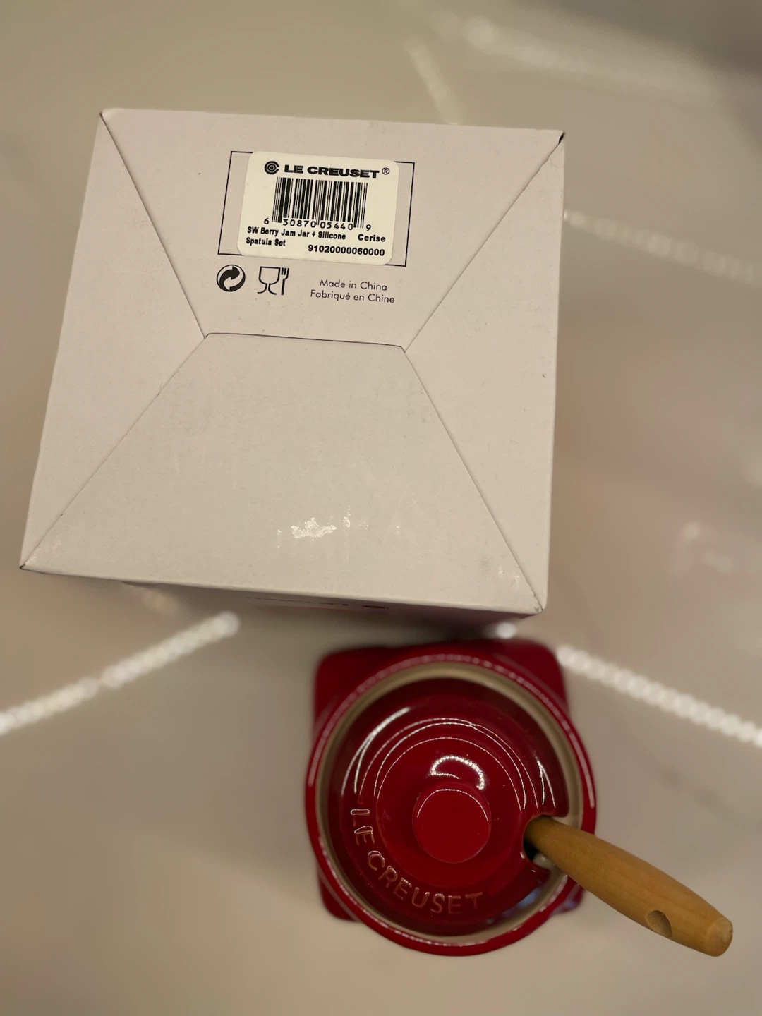 Le Creuset Berry Jam Jar with Silicone Spreader - photo 2