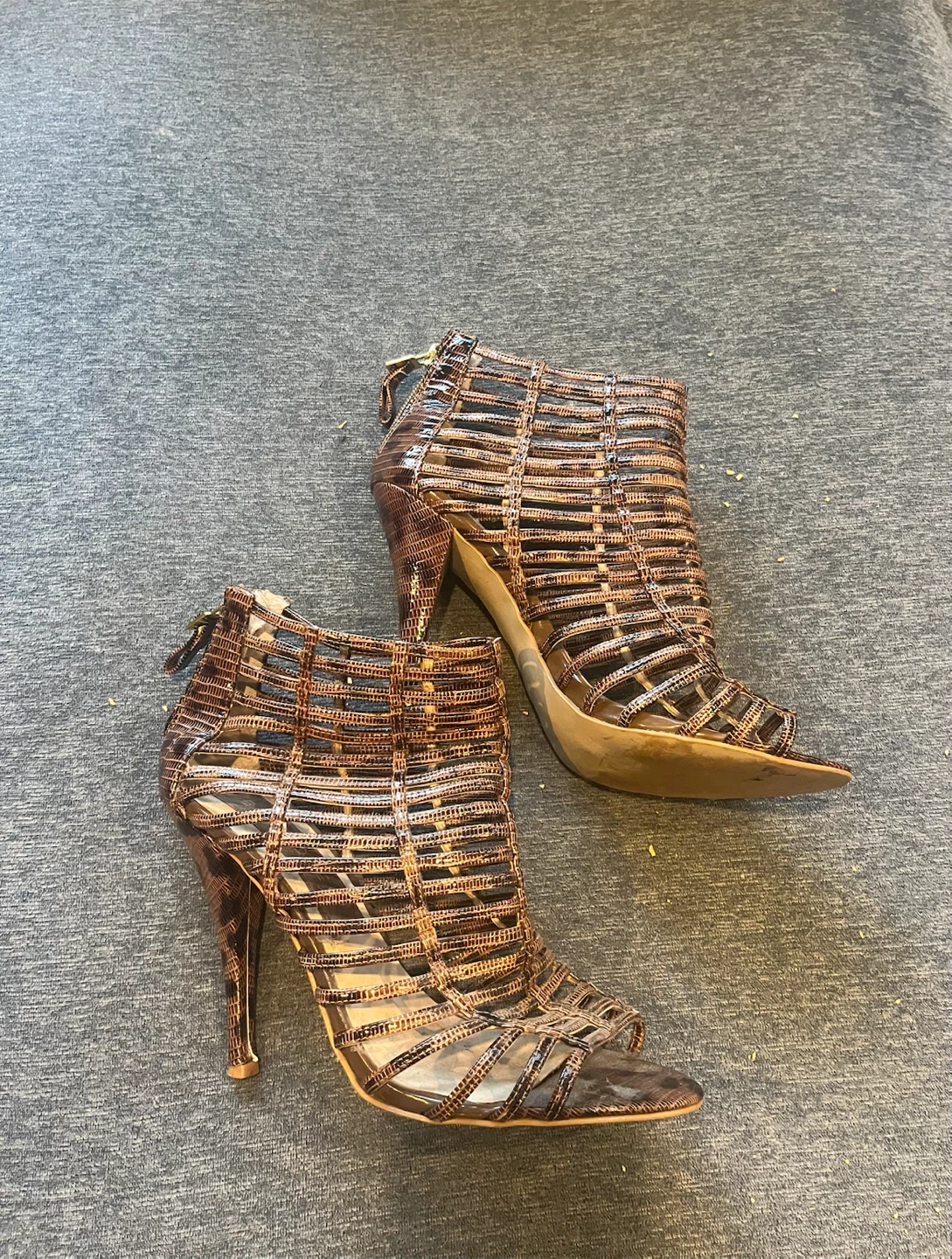 Heeled summer sandals different brands size 8 1/2 - photo 2
