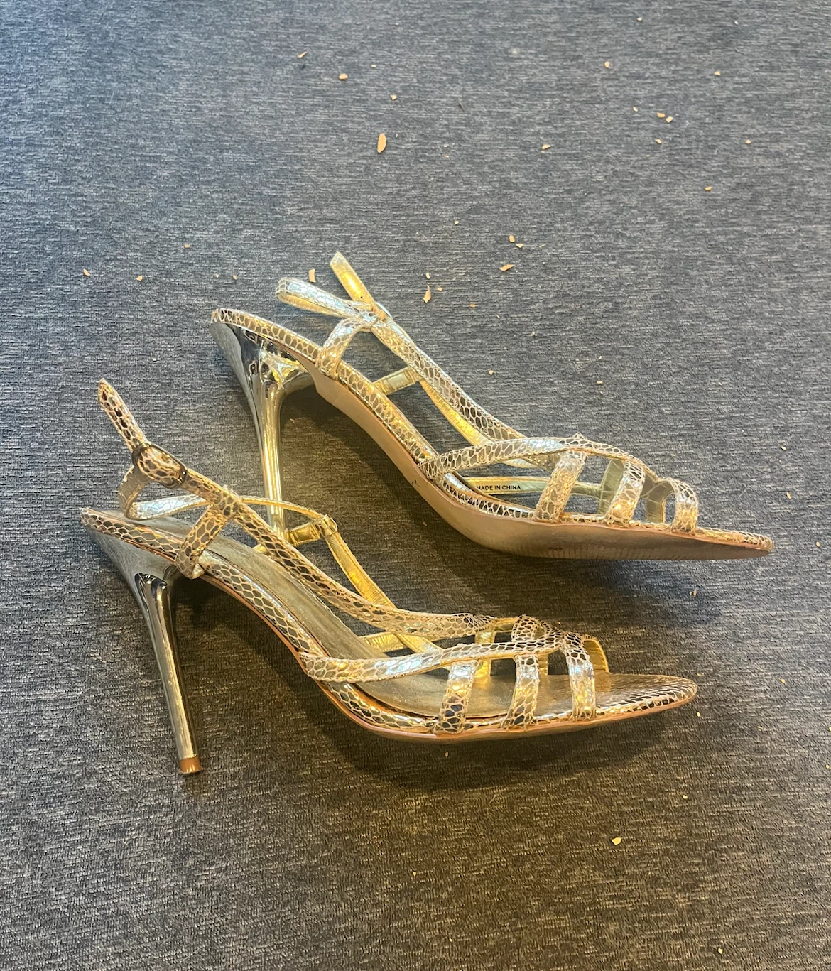 Heeled summer sandals different brands size 8 1/2 - photo 3