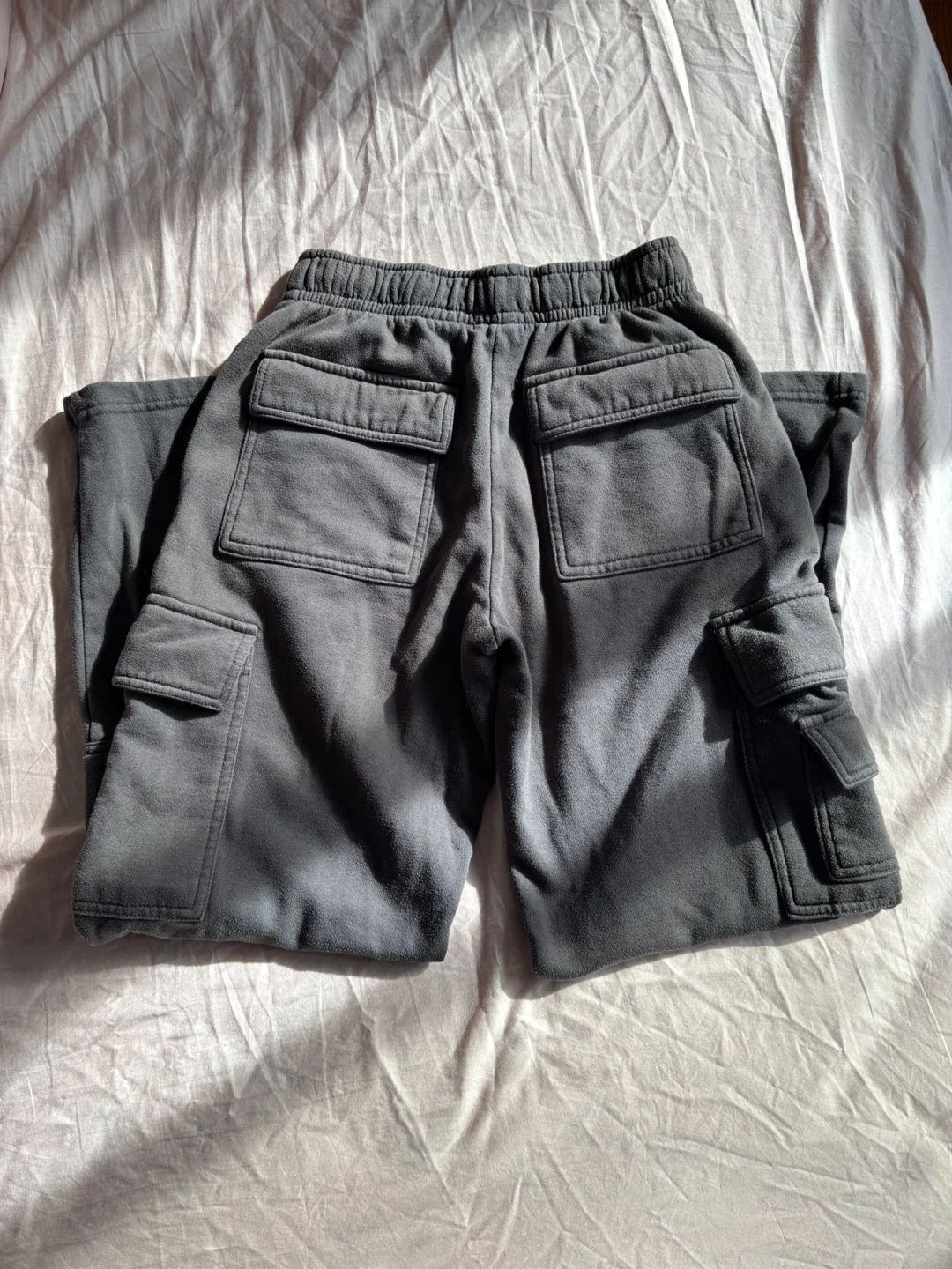 GARAGE Charcoal Cargo Sweatpants - photo 3