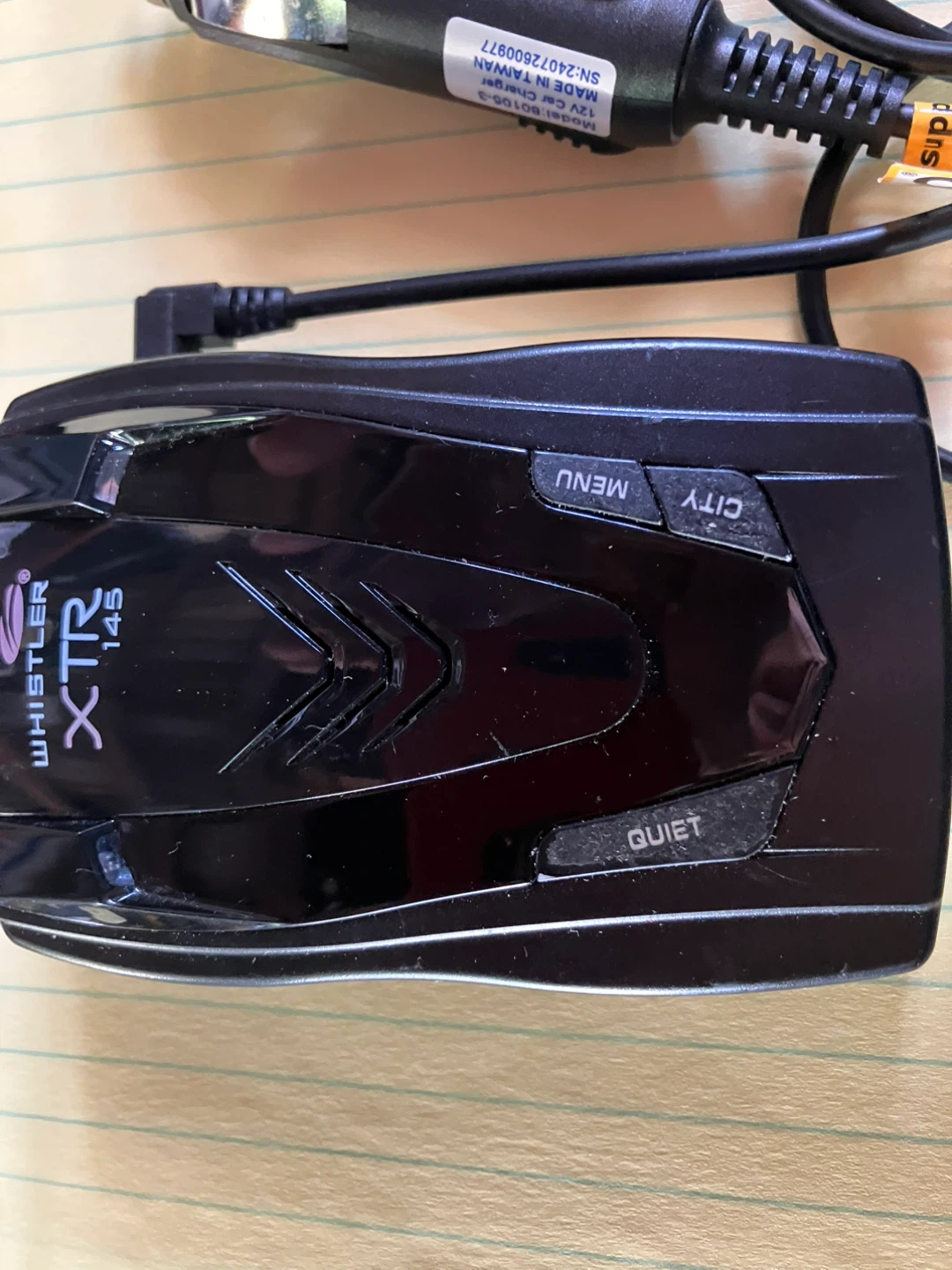Whistler XTR-145 Radar Detector