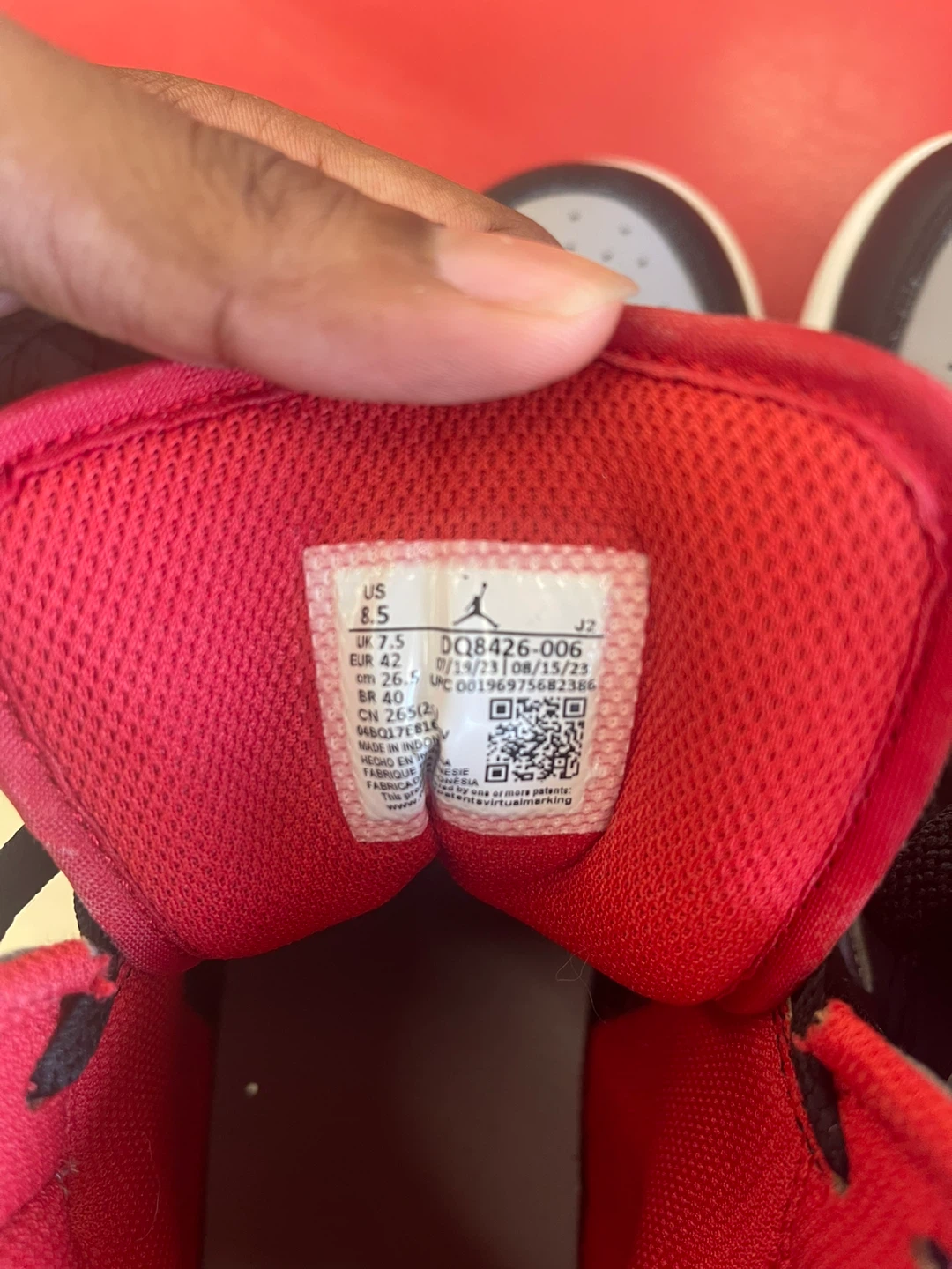 Nike Jordan 1 Mid Bred Shadow Size 8.5 - photo 4