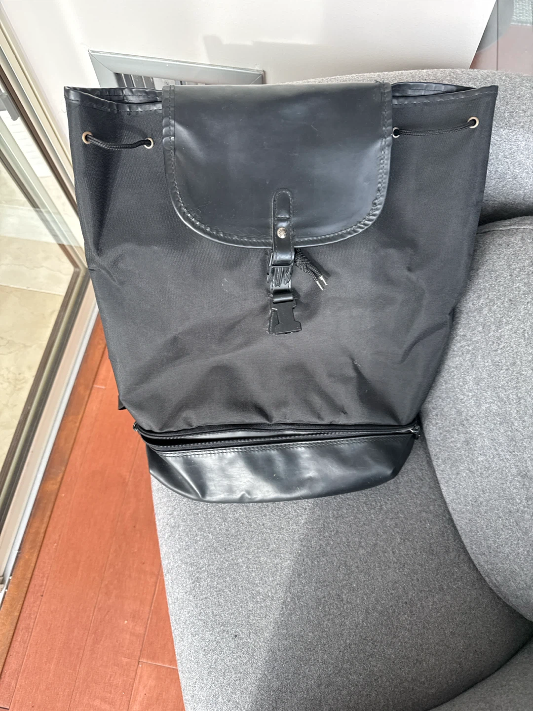 Samsonite black drawstring backpack - photo 4