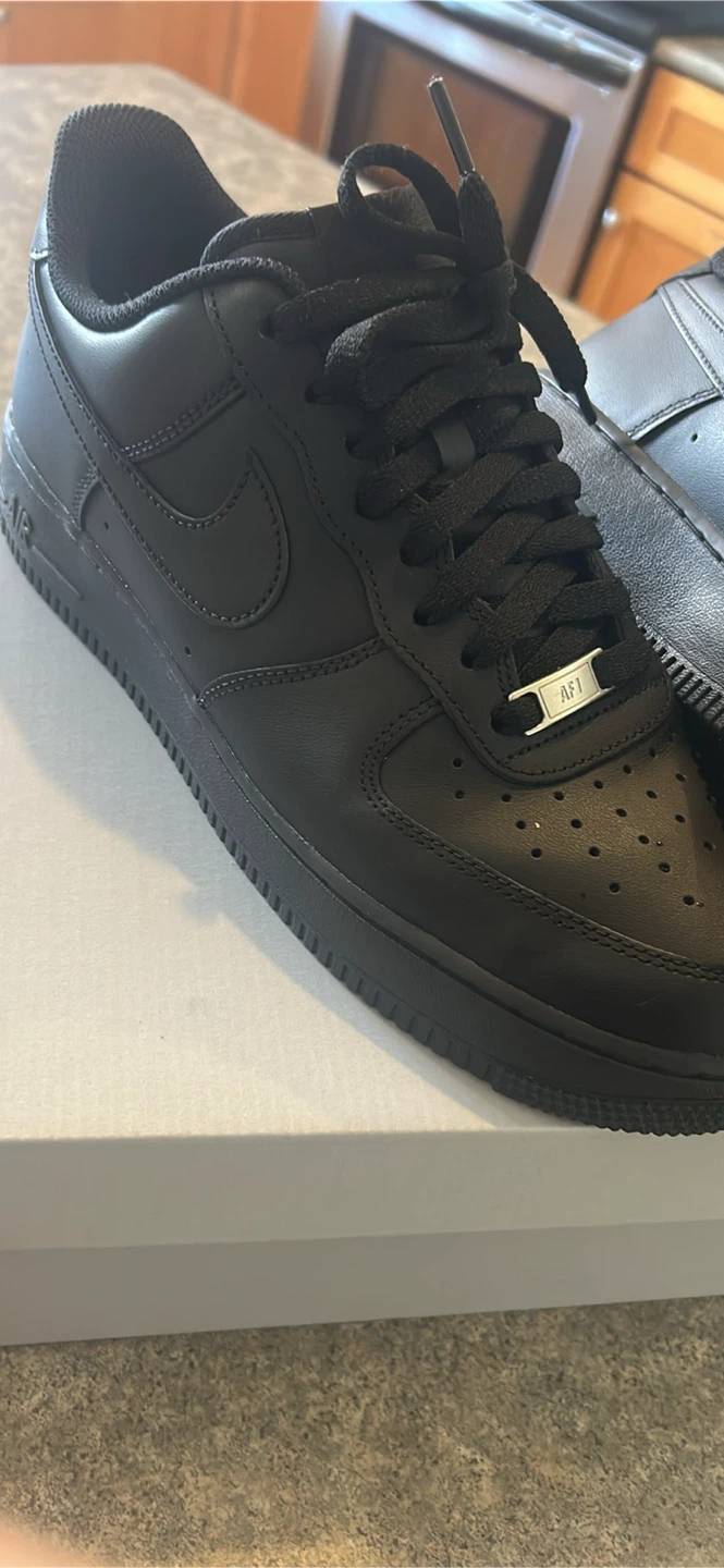 Nike Air Force 1 '07 Black Sneakers - photo 2