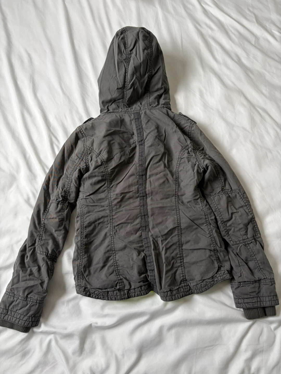 TNA Women's Grey Hooded Jacket - photo 4