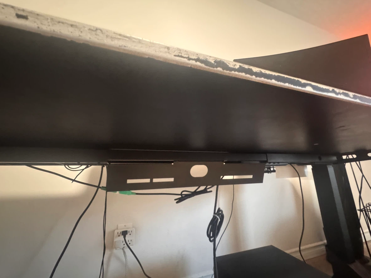 Black height-adjustable standing desk - photo 4