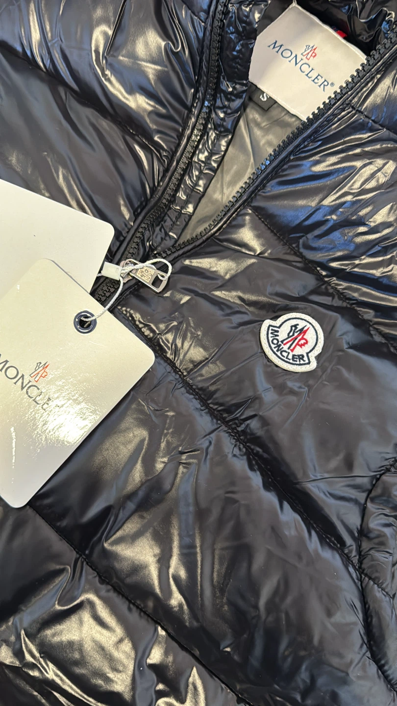 Moncler Puffer Vest - Black, Size Small - photo 2