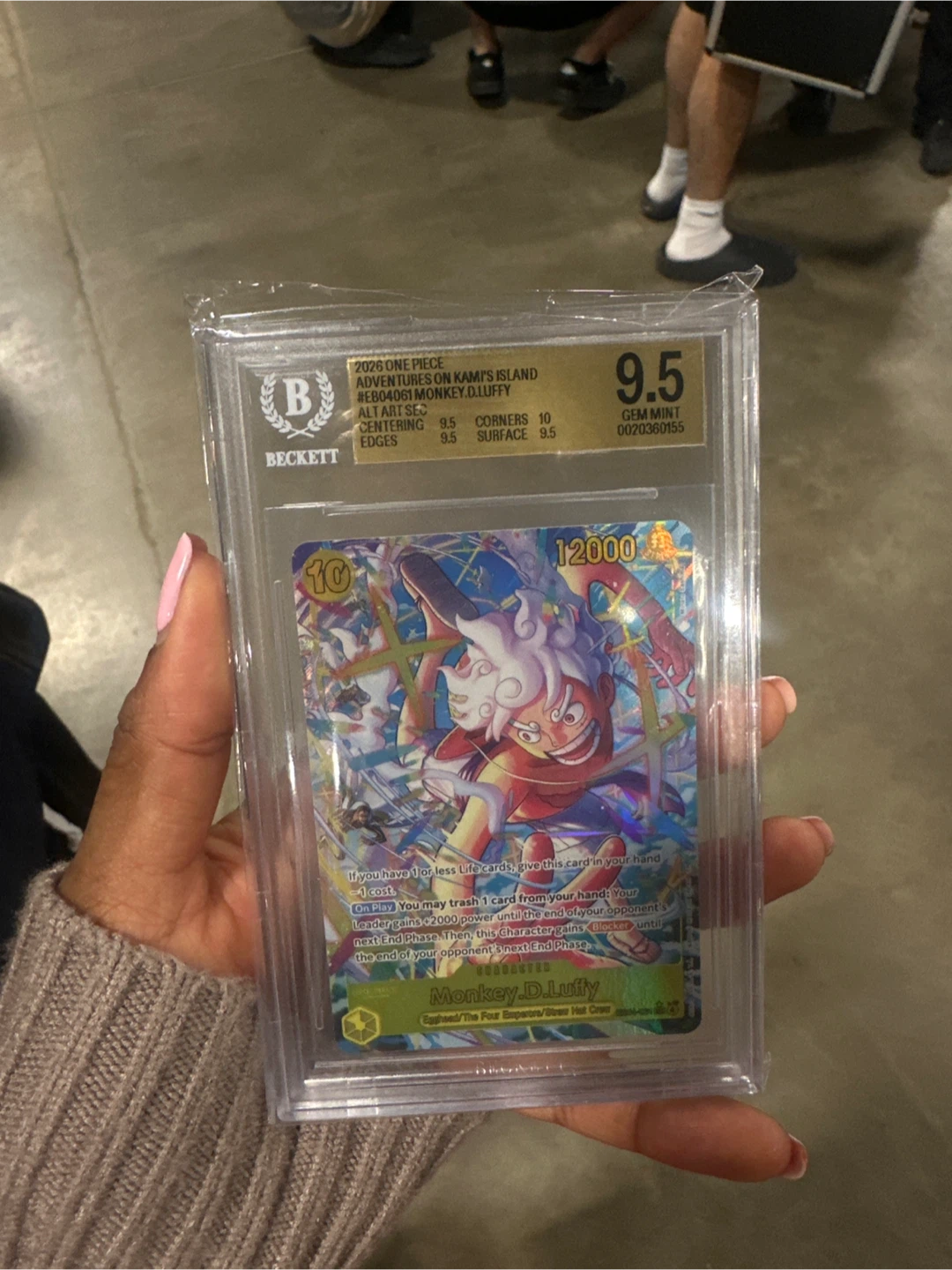 One Piece Monkey D. Luffy EB04-061 BGS 9.5