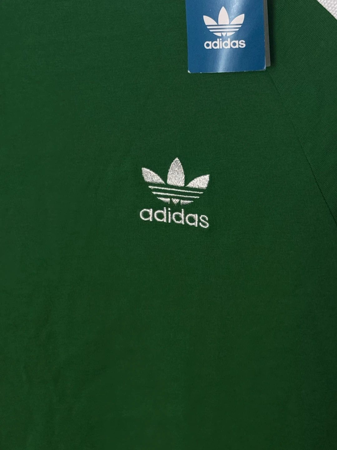 Adidas Originals 3-Stripes Green T-Shirt - photo 2