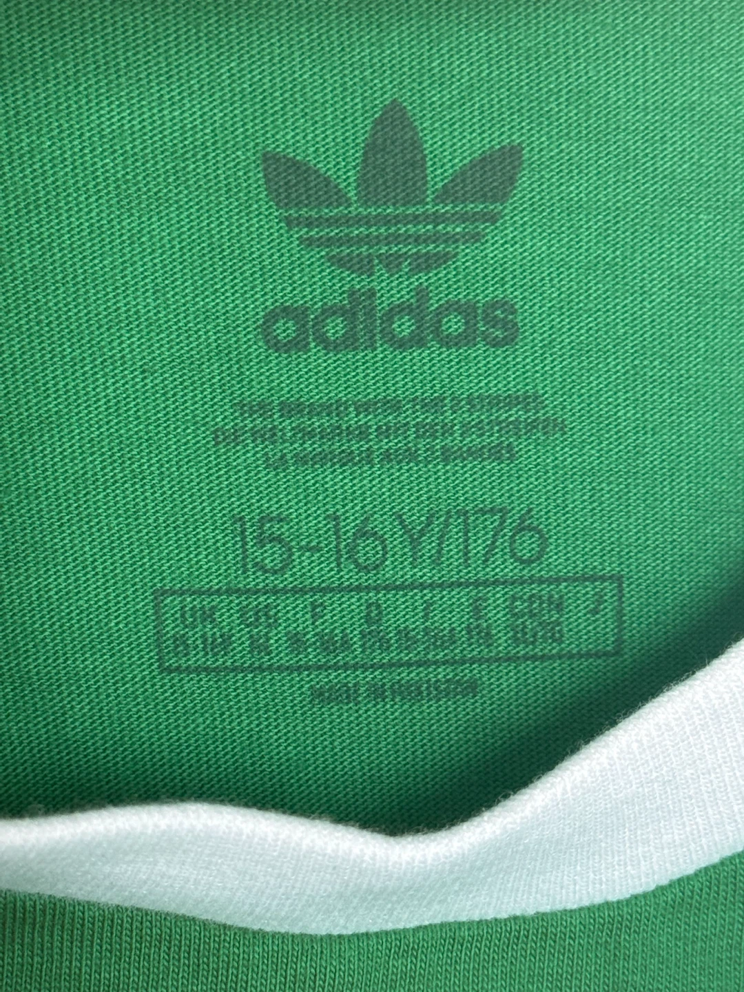 Adidas Originals 3-Stripes Green T-Shirt - photo 3