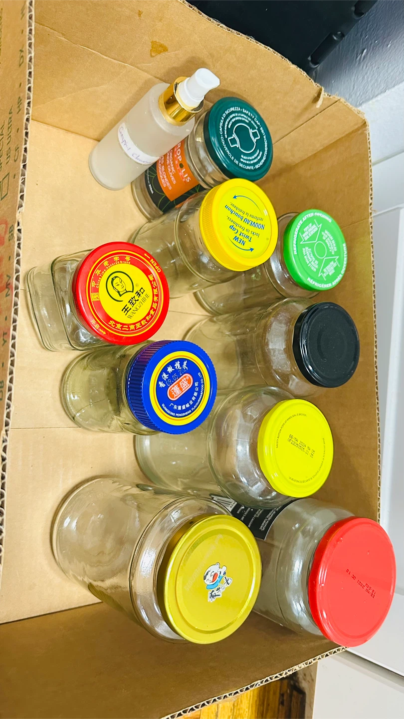 Free Assorted Reusable Glass Jars