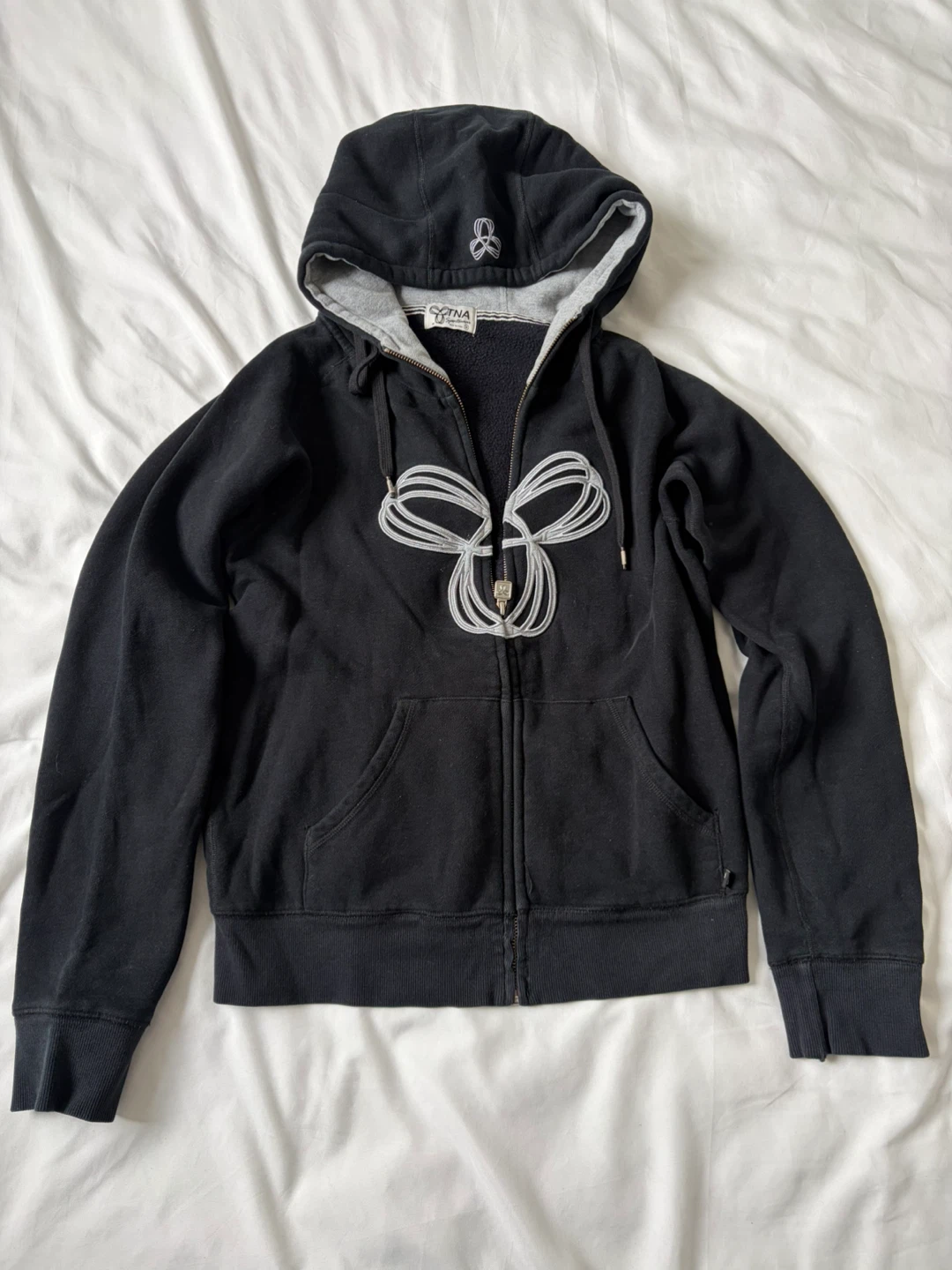 TNA Sportswear Zip-Up Hoodie Black -Size Medium - photo 2