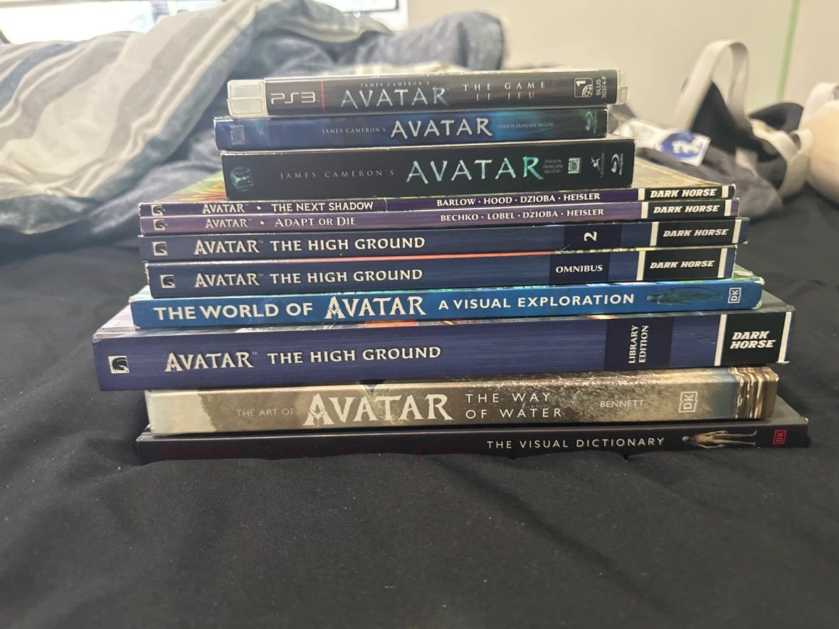 Avatar Book and Game Collection