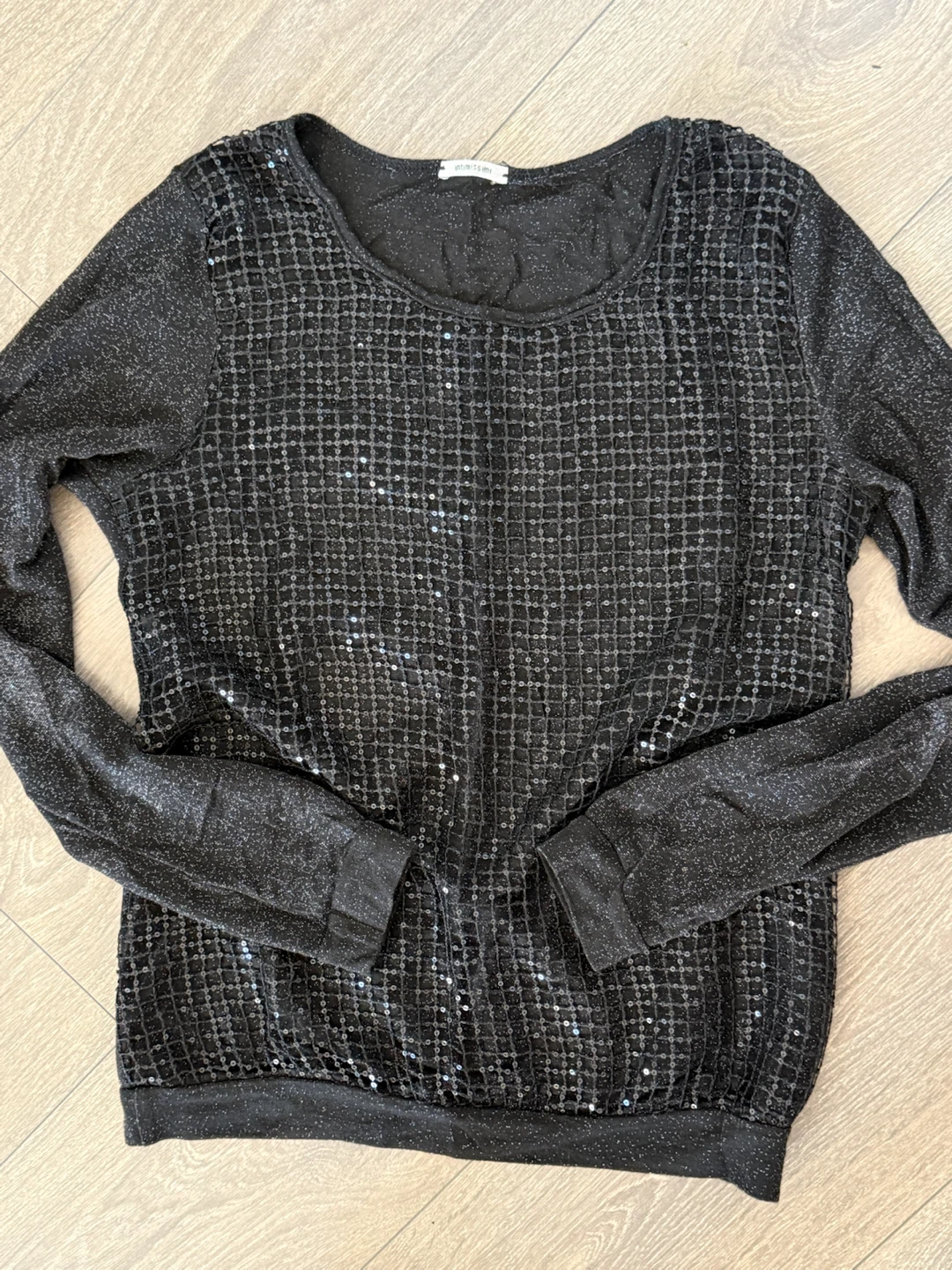Intimissimi Black Shimmer Sequin long sleeve - photo 2