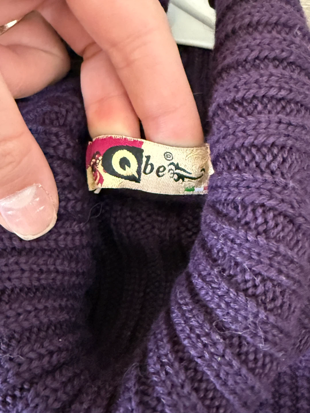 (Italy) Qbe Purple Knit Sweater Dress - photo 2