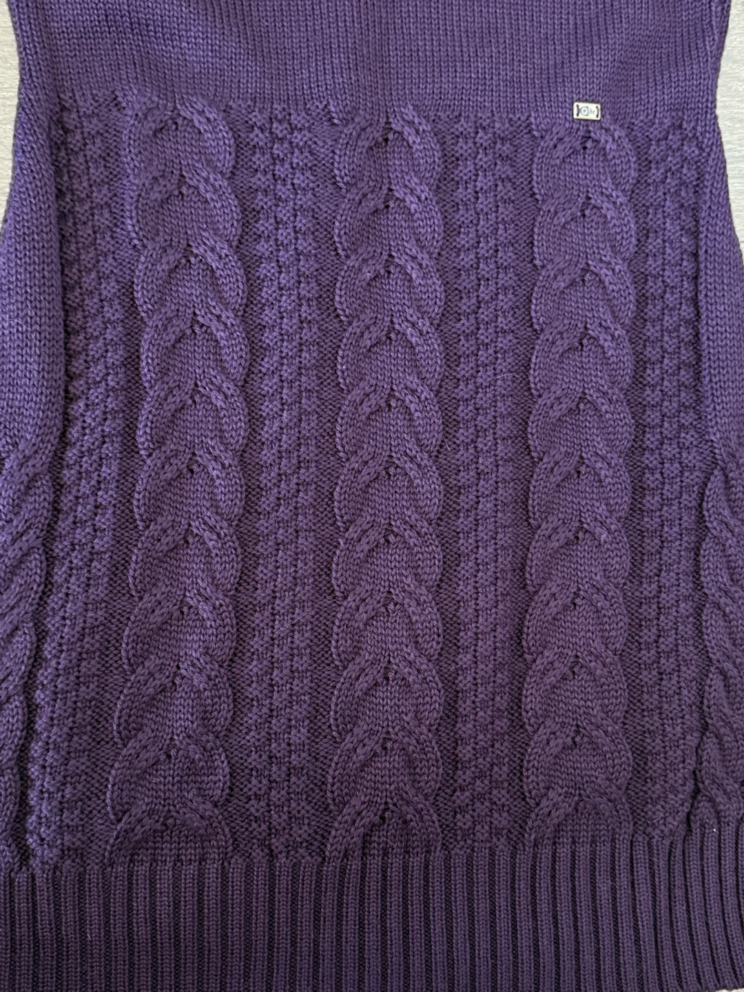(Italy) Qbe Purple Knit Sweater Dress - photo 3