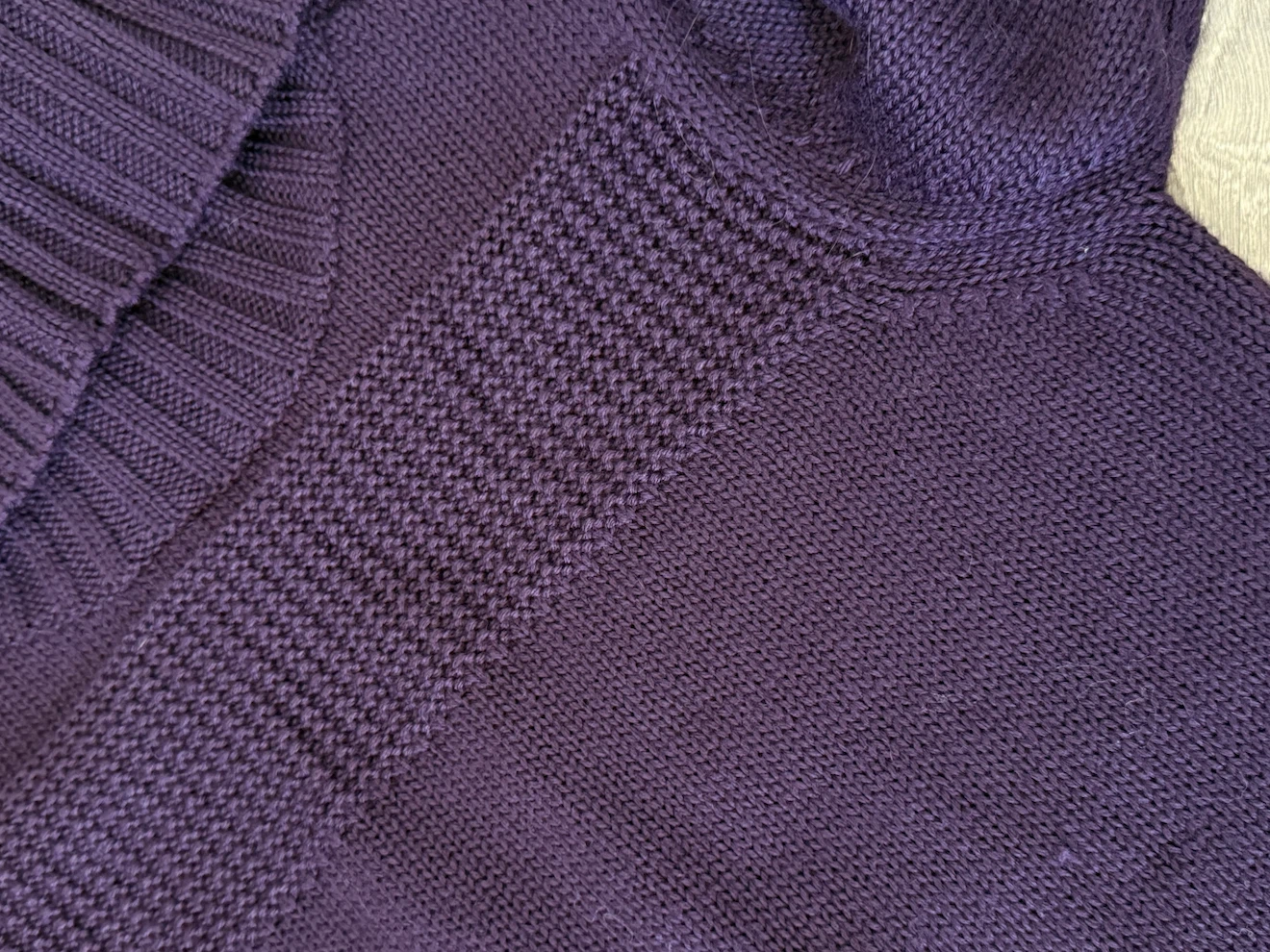 (Italy) Qbe Purple Knit Sweater Dress - photo 4