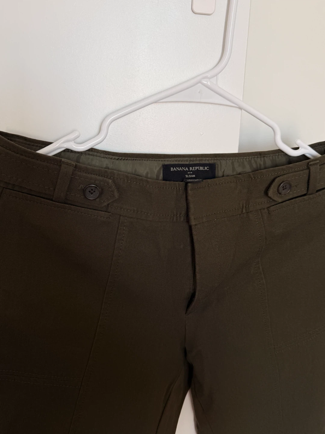 Banana Republic Sloan Pants Olive Green Size 4 - photo 2