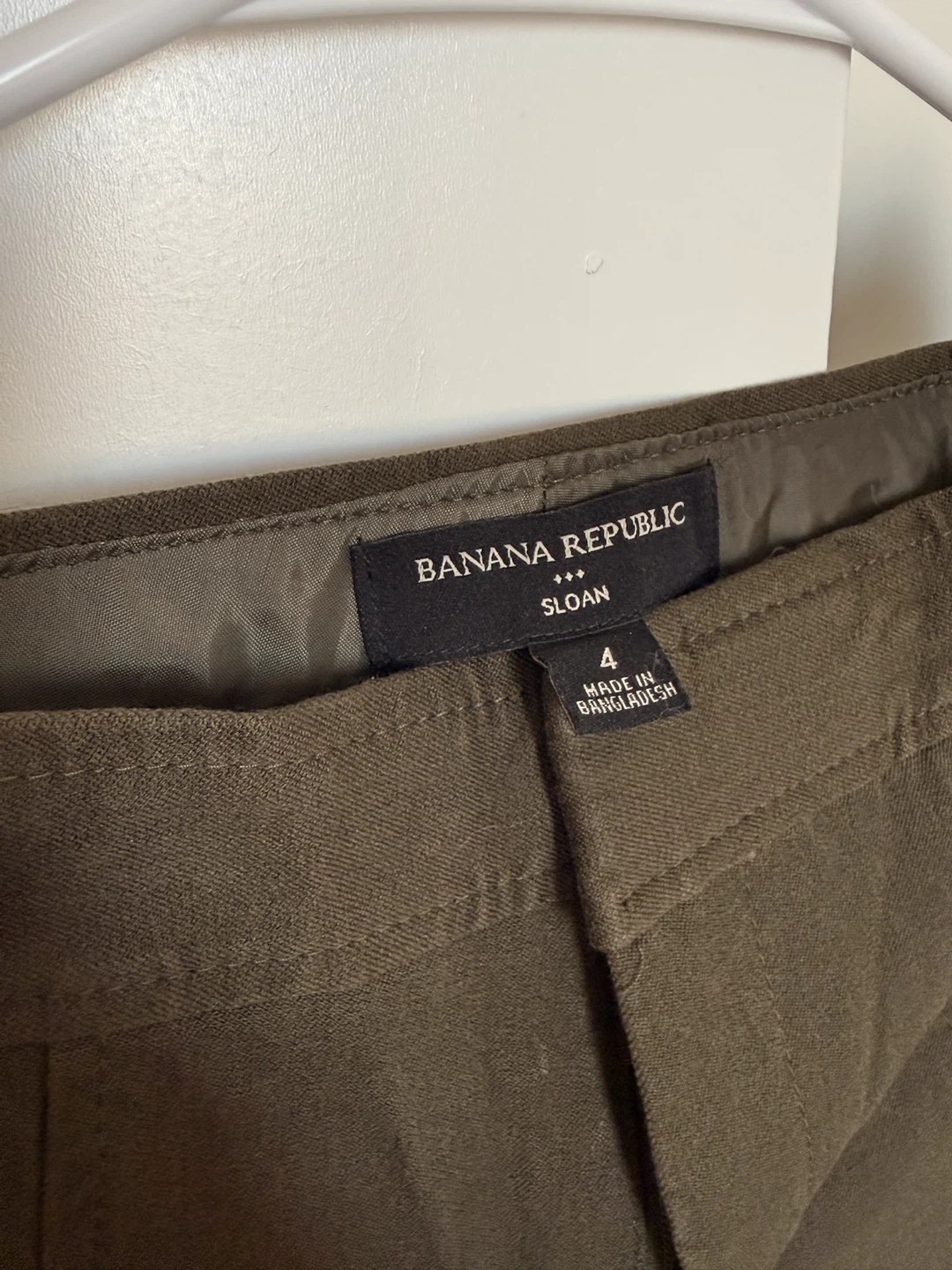 Banana Republic Sloan Pants Olive Green Size 4 - photo 4