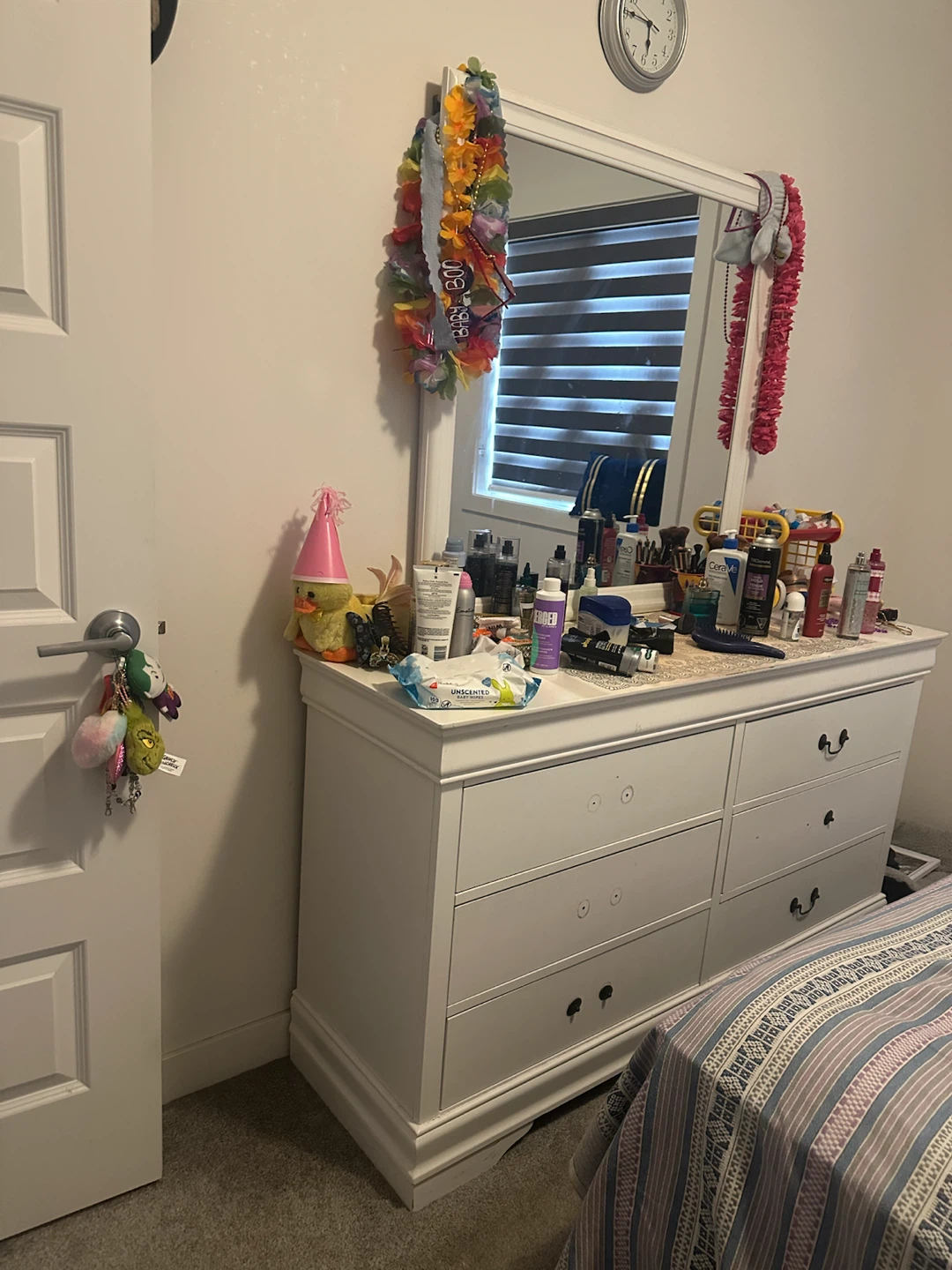 Dresser with mirror