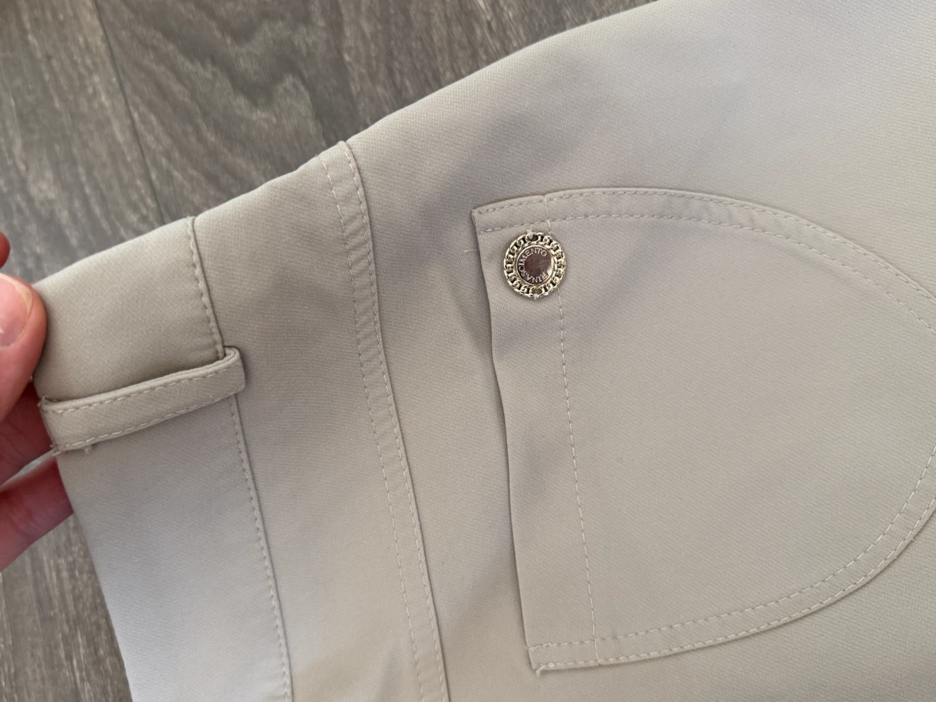 Rinascimento Beige Trousers - photo 3