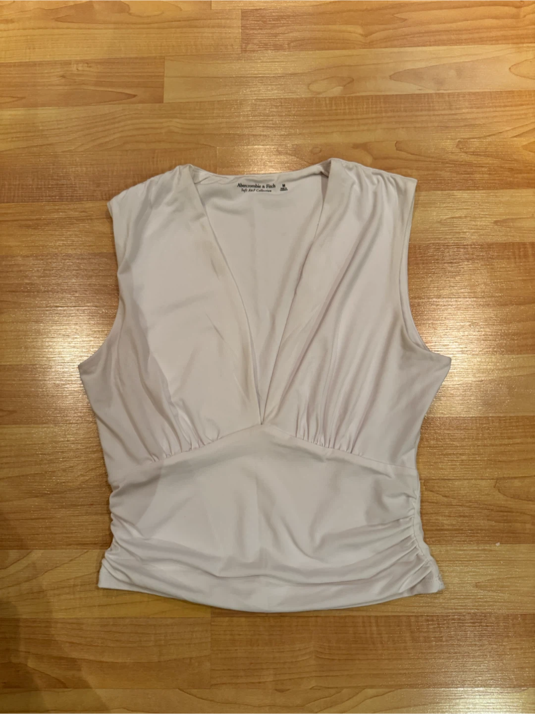 Abercrombie & Fitch White Sleeveless Top - M